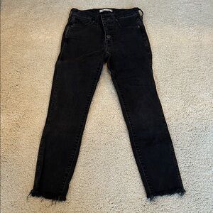 Madewell Women's Black Skinny Jeans